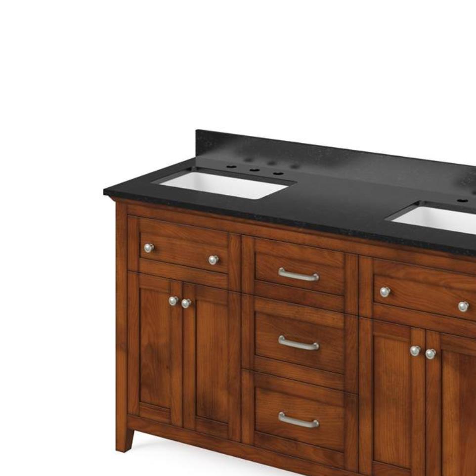 Base with Sink Top Chocolate Dark Finish Vanities