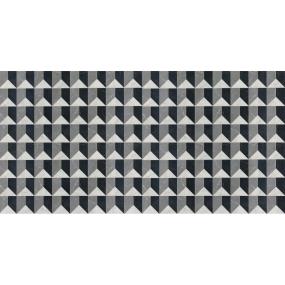 Tile Arrow Satin Black Tile