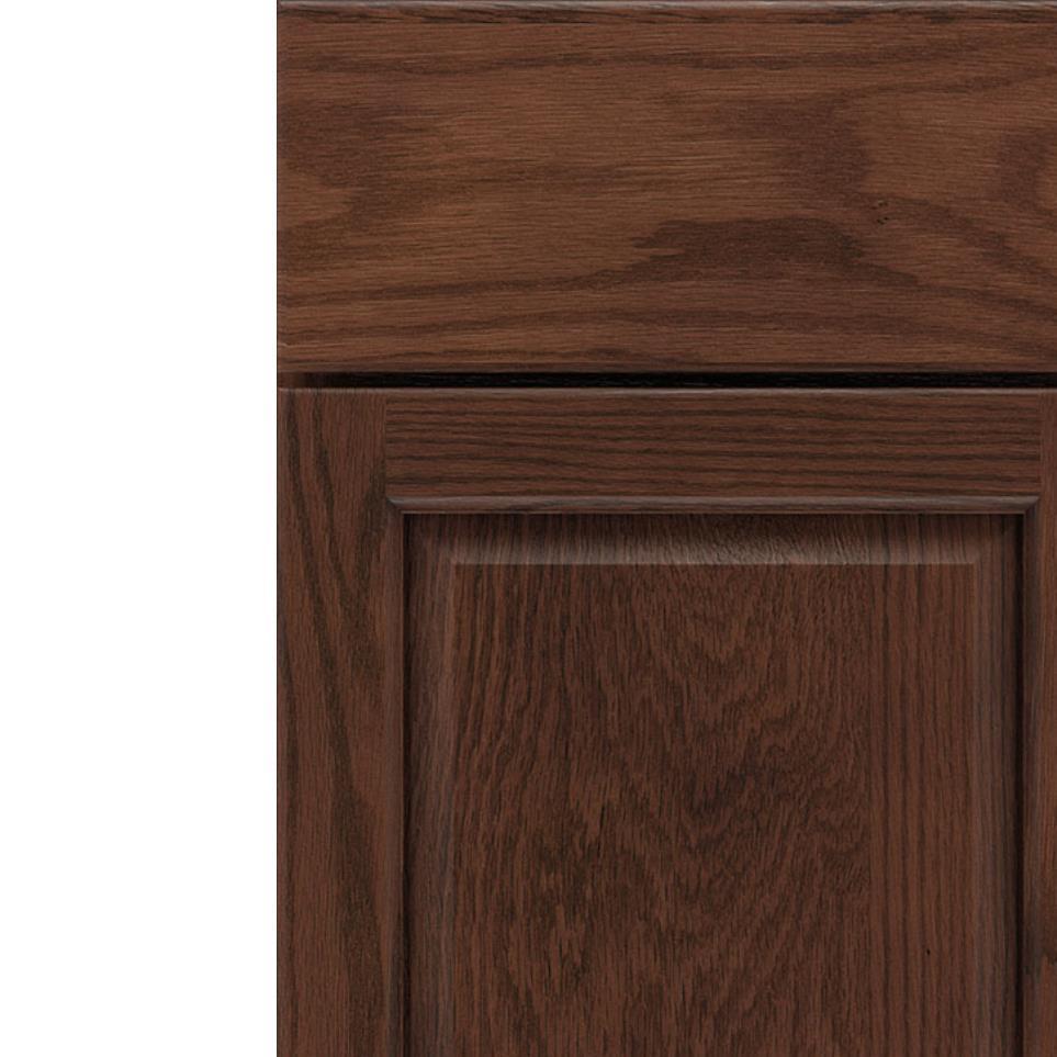 Square Tundra Dark Finish Square Cabinets