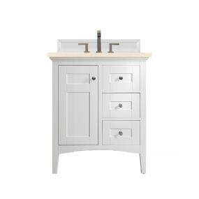 Base with Sink Top Bright White White Vanities