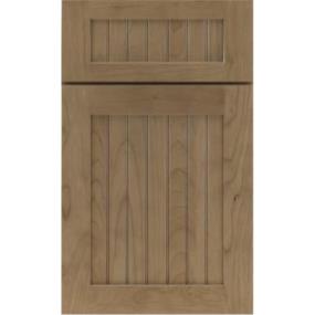 Square Buckskin Medium Finish Square Cabinets