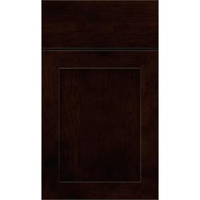 Square Chocolate Dark Finish Square Cabinets