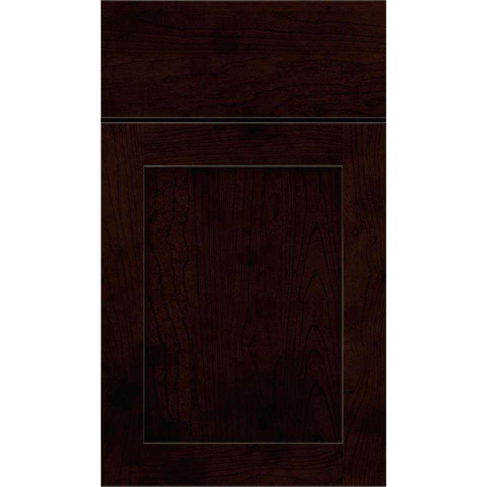 Square Chocolate Dark Finish Square Cabinets