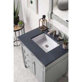 Base with Sink Top Urban Gray Grey / Black Vanities