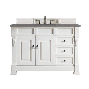 Base with Sink Top Bright White White Vanities