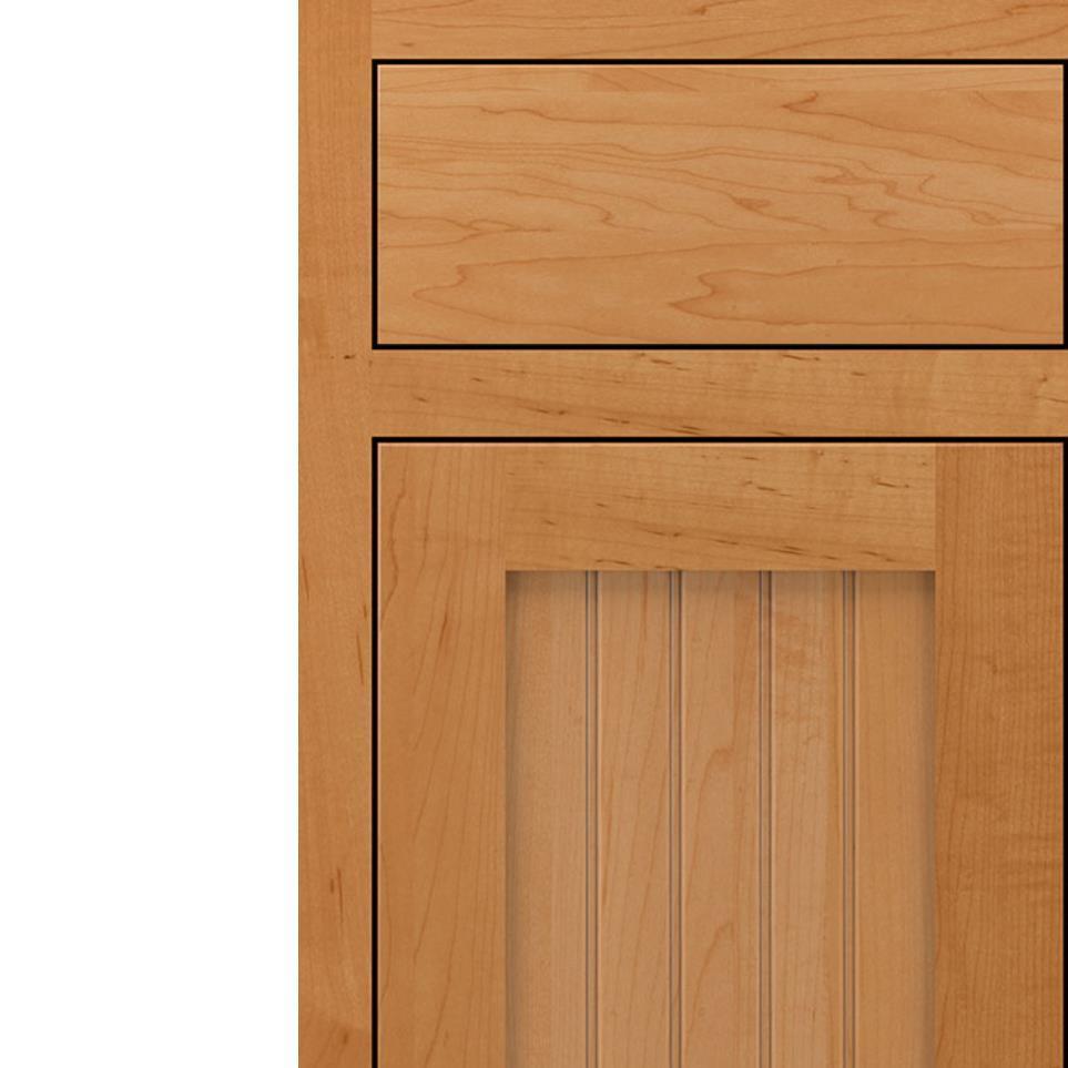 Square Wheatfield Light Finish Square Cabinets