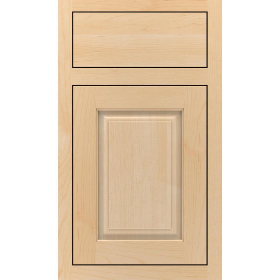 Inset Natural Light Finish Inset Cabinets