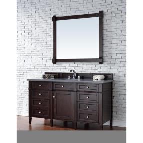 Base with Sink Top Burnished Mahogany Dark Finish Vanities