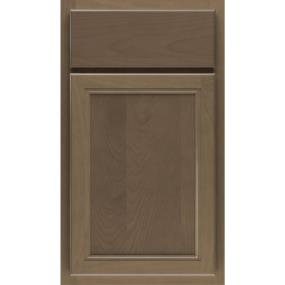 Square Burlap Medium Finish Square Cabinets