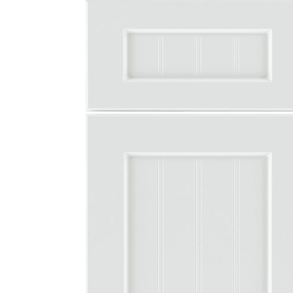 5 Piece Satin White Paint - White 5 Piece Cabinets