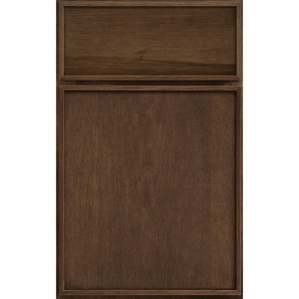 Square French Roast Dark Finish Square Cabinets
