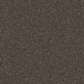 Textured Saxony Warm Embrace Brown Carpet