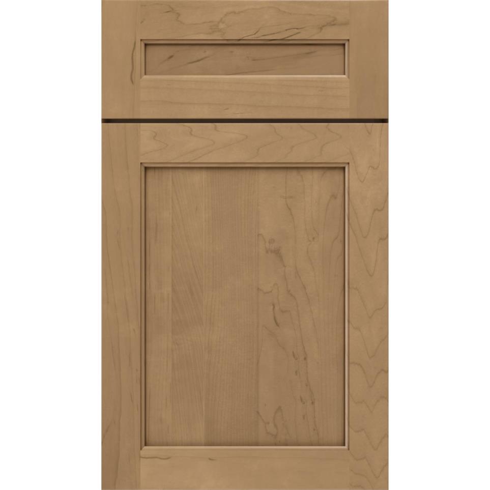 5 Piece Buckskin Medium Finish 5 Piece Cabinets