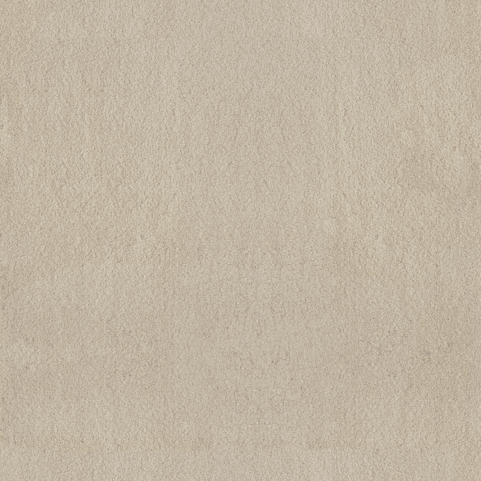 Plush Saxony Almond Beige/Tan Carpet