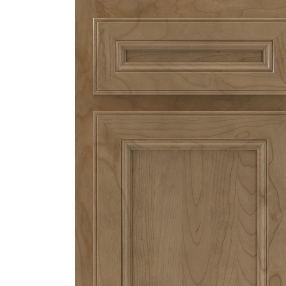 5 Piece Buckskin Medium Finish 5 Piece Cabinets