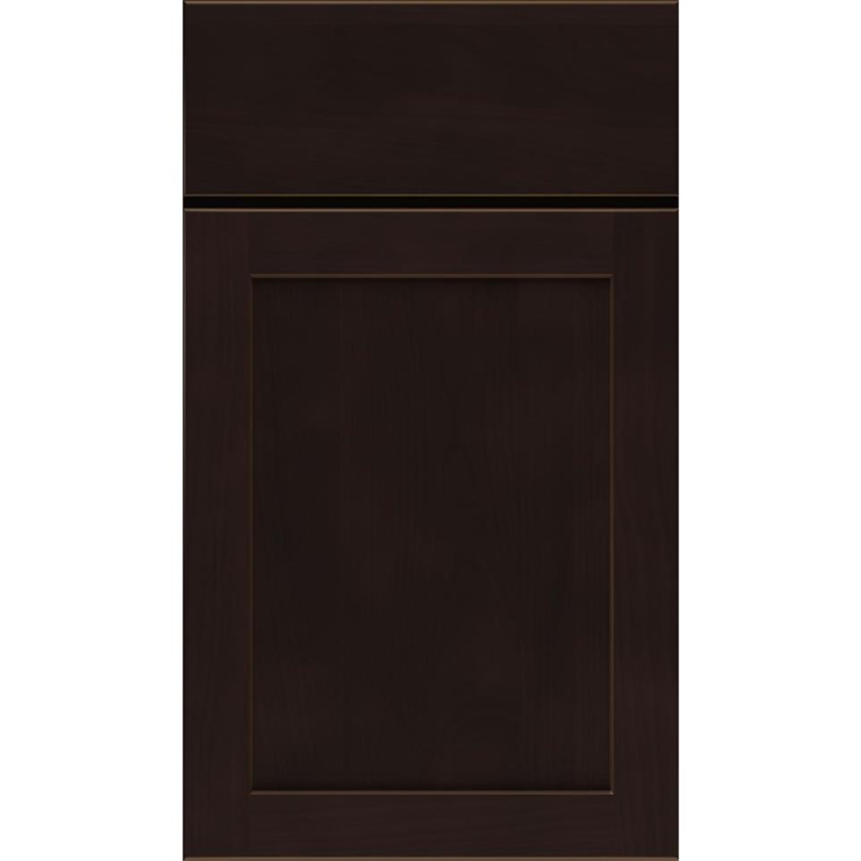 Square Sarsaparilla Dark Finish Square Cabinets