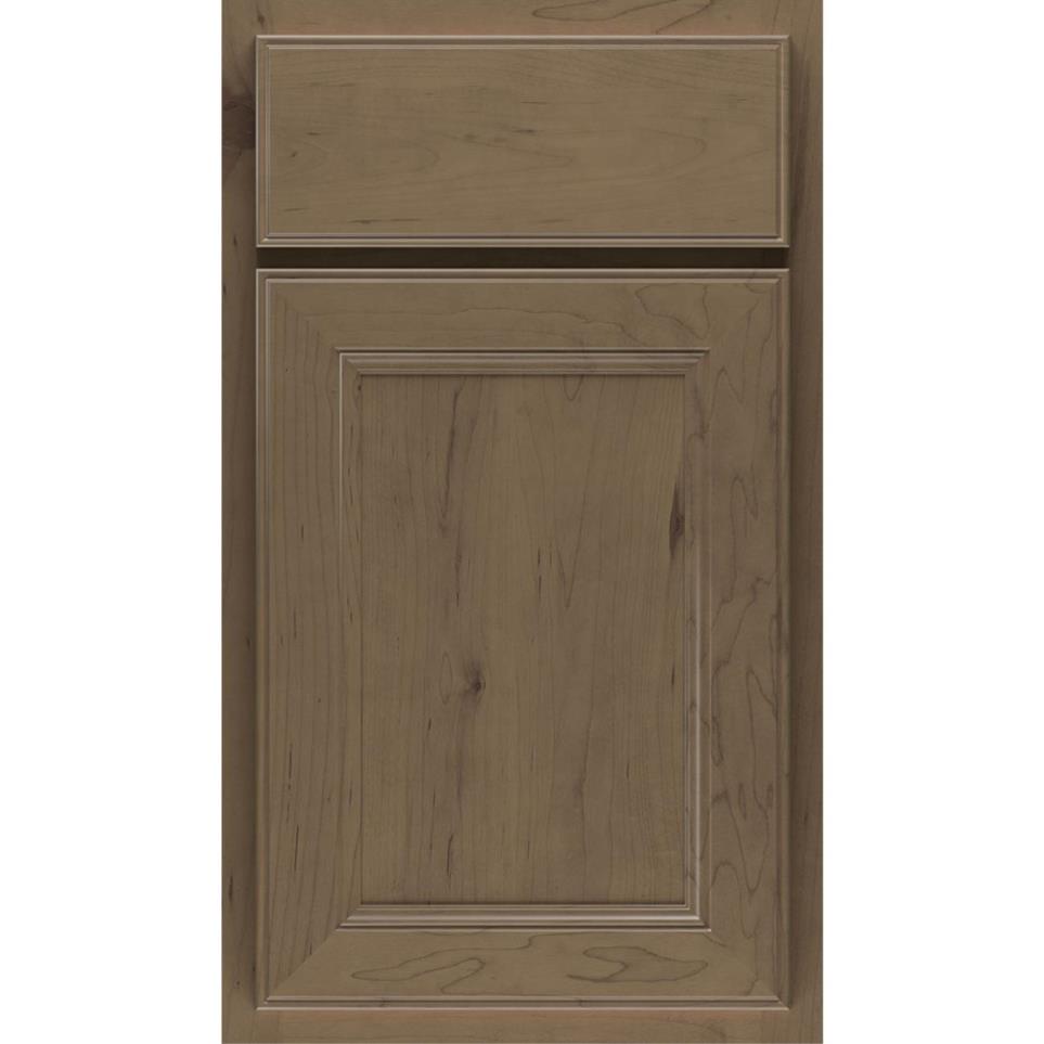 Square Burlap Medium Finish Square Cabinets