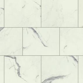 Tile Palazzo Marble White Vinyl
