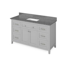 Base with Sink Top Grey Grey / Black Vanities