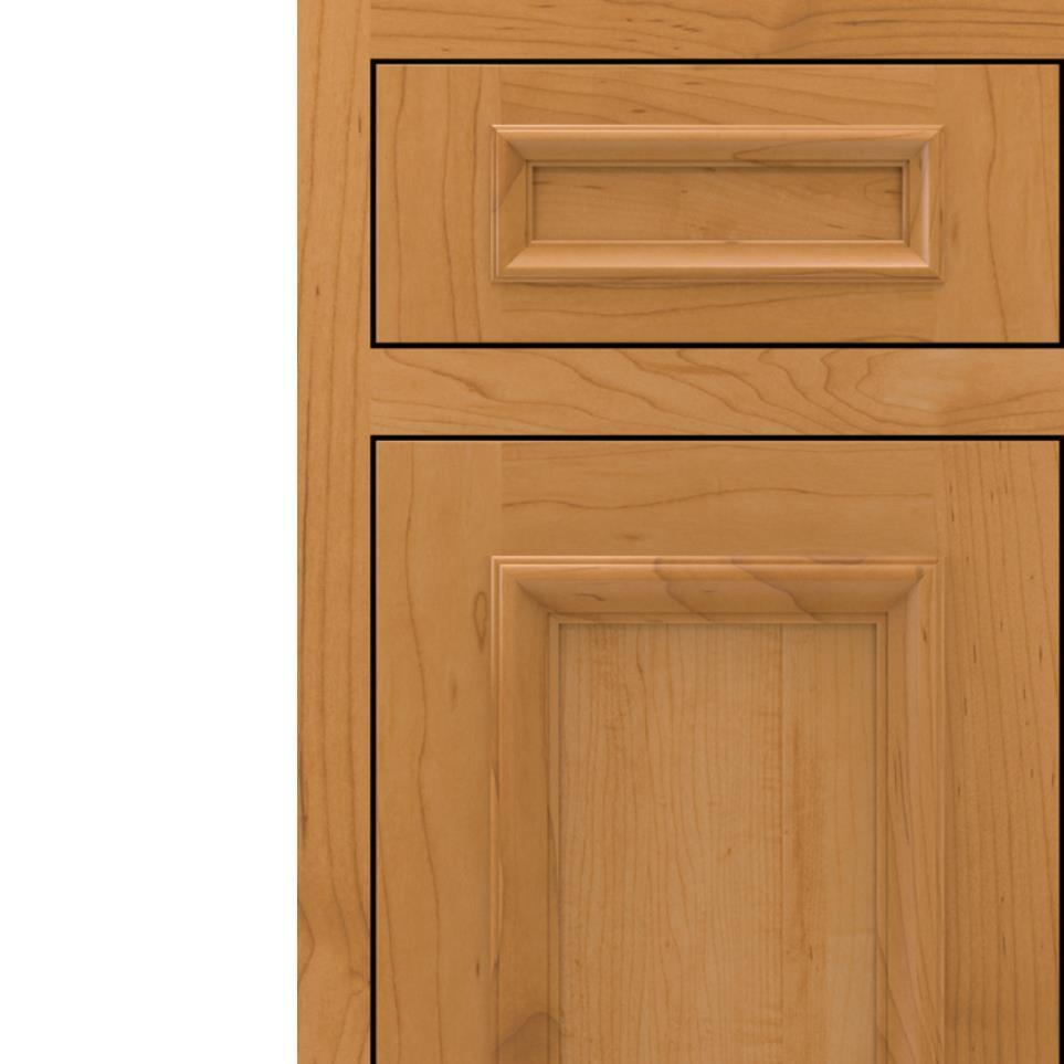 Square Pheasant Light Finish Square Cabinets