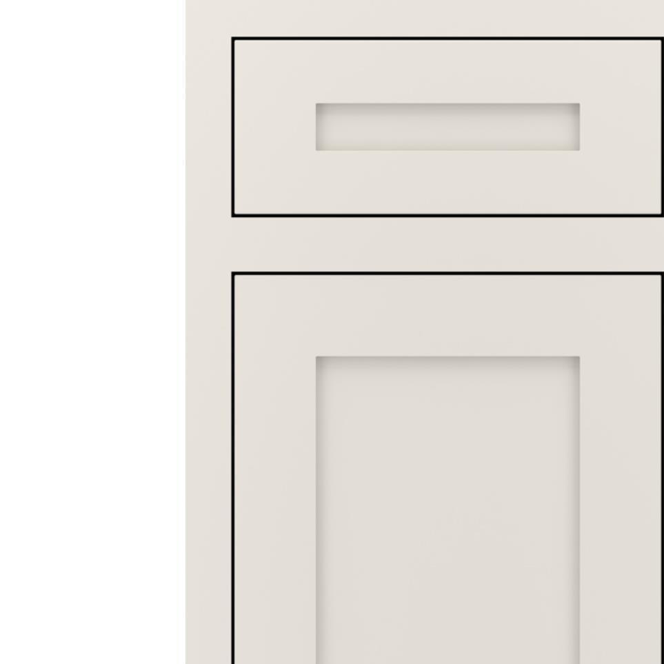 Inset Icy Avalanche Paint - White Inset Cabinets