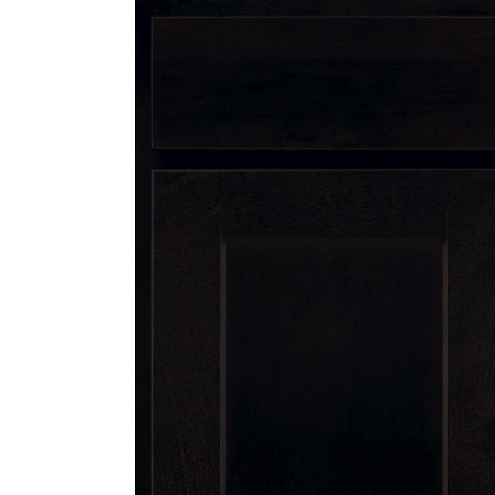 Square Java Dark Finish Square Cabinets