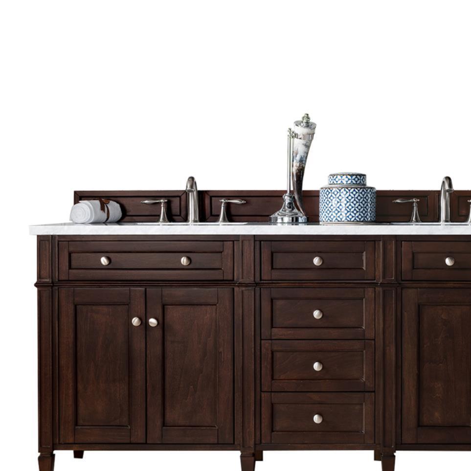 Base with Sink Top Burnished Mahogany Dark Finish Vanities