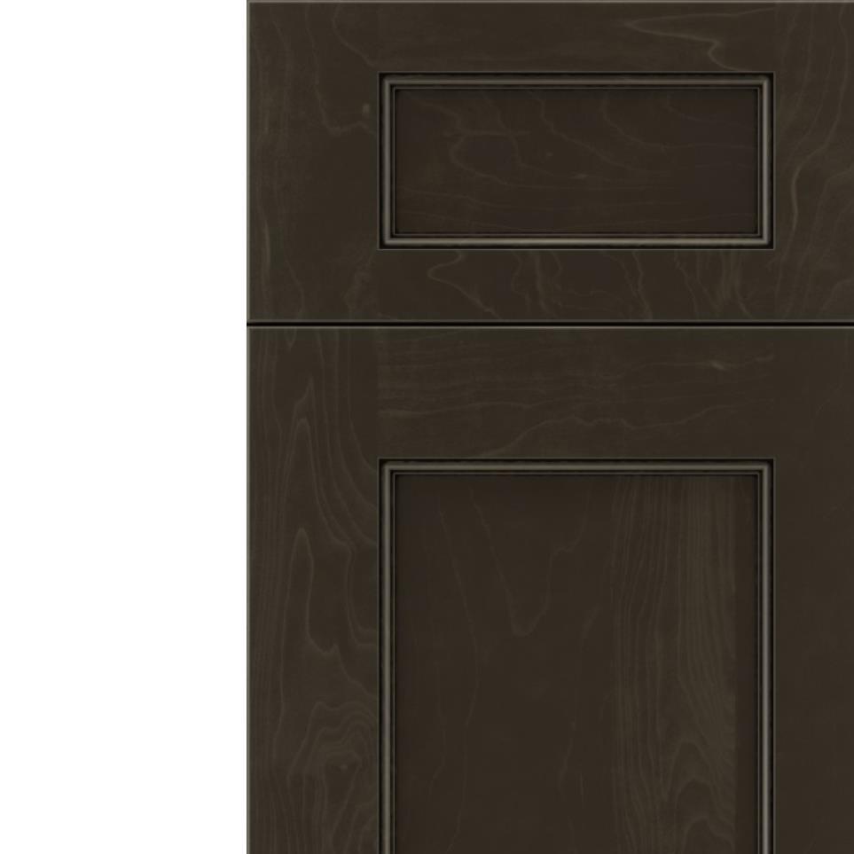 5 Piece Thunder Black Glaze Glaze - Stain 5 Piece Cabinets