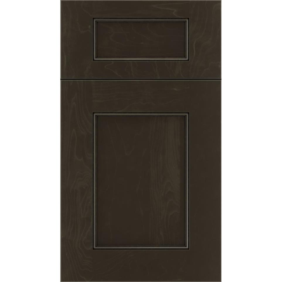 5 Piece Thunder Black Glaze Glaze - Stain 5 Piece Cabinets