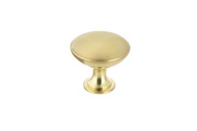 Knob Satin Brass Brass / Gold Knobs