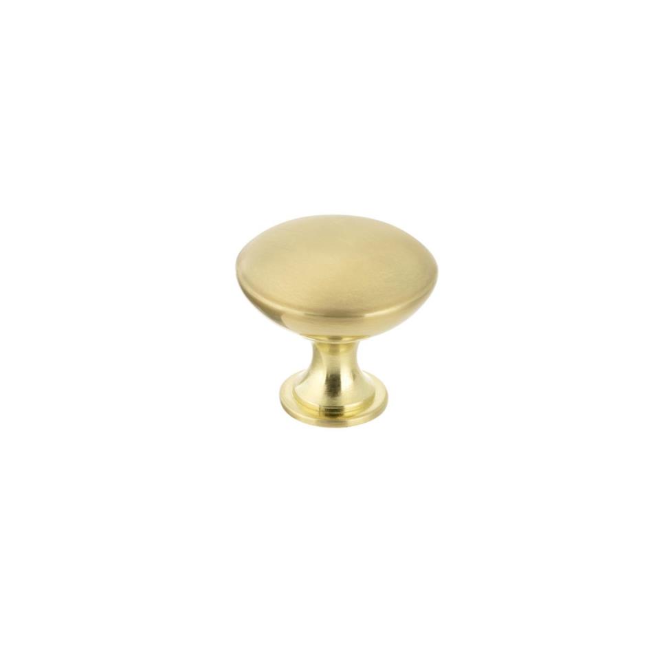 Knob Satin Brass Brass / Gold Knobs