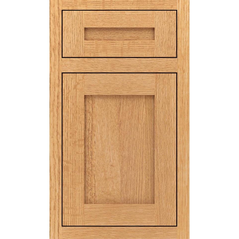 Inset Natural Light Finish Inset Cabinets