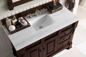 Base with Sink Top Burnished Mahogany Dark Finish Vanities