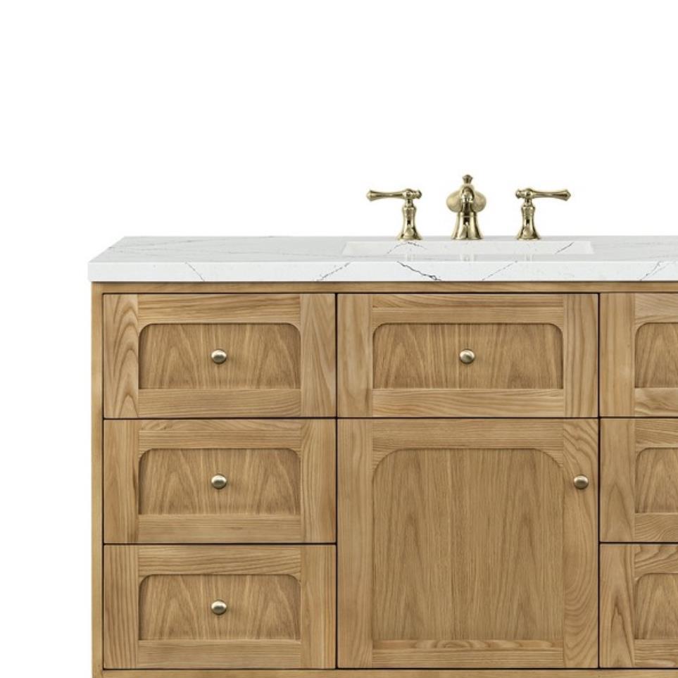 Base with Sink Top Light Oak Light Finish Vanities