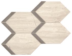 Mosaic Gray And Fawn Honed Beige/Tan Tile