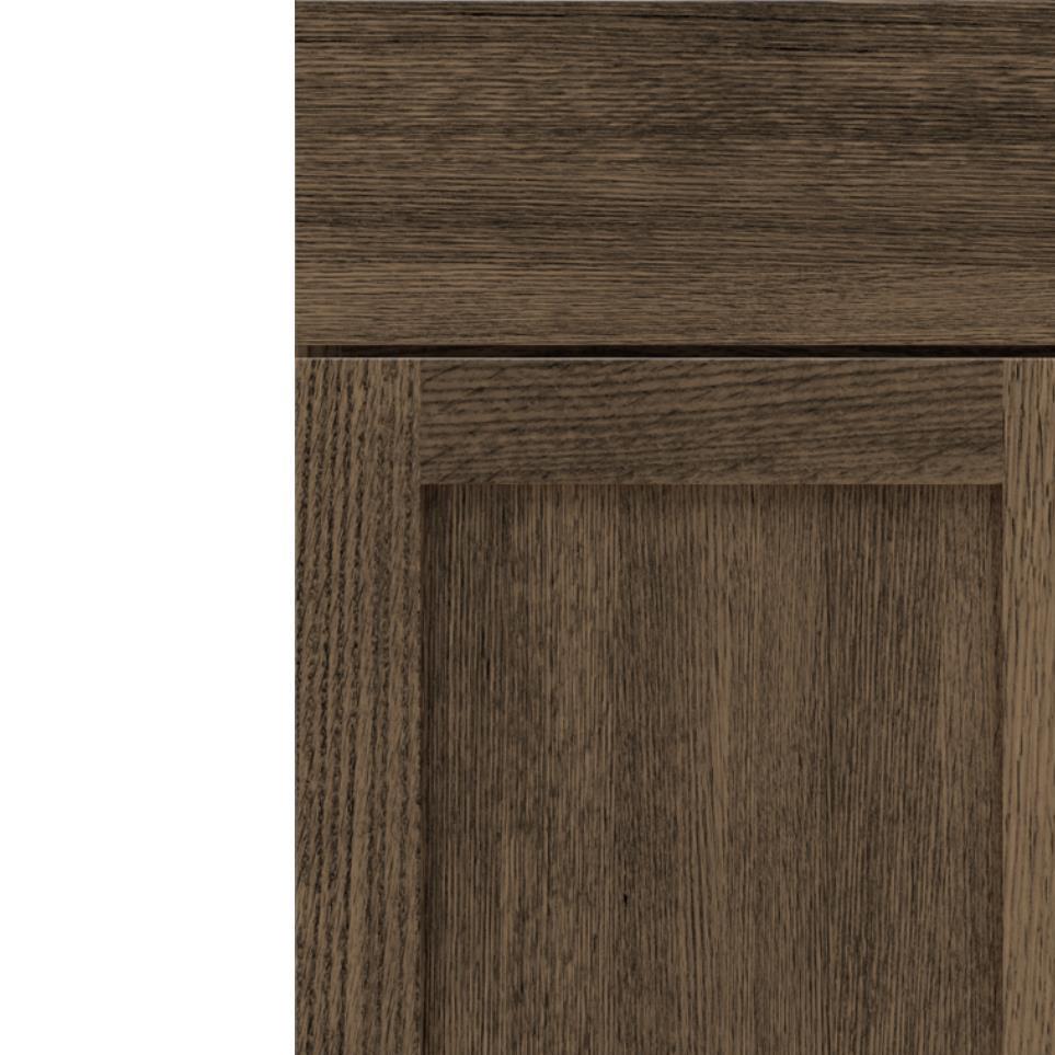 Square Gunny Relic Dark Finish Square Cabinets