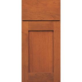 Square Nutmeg Medium Finish Square Cabinets