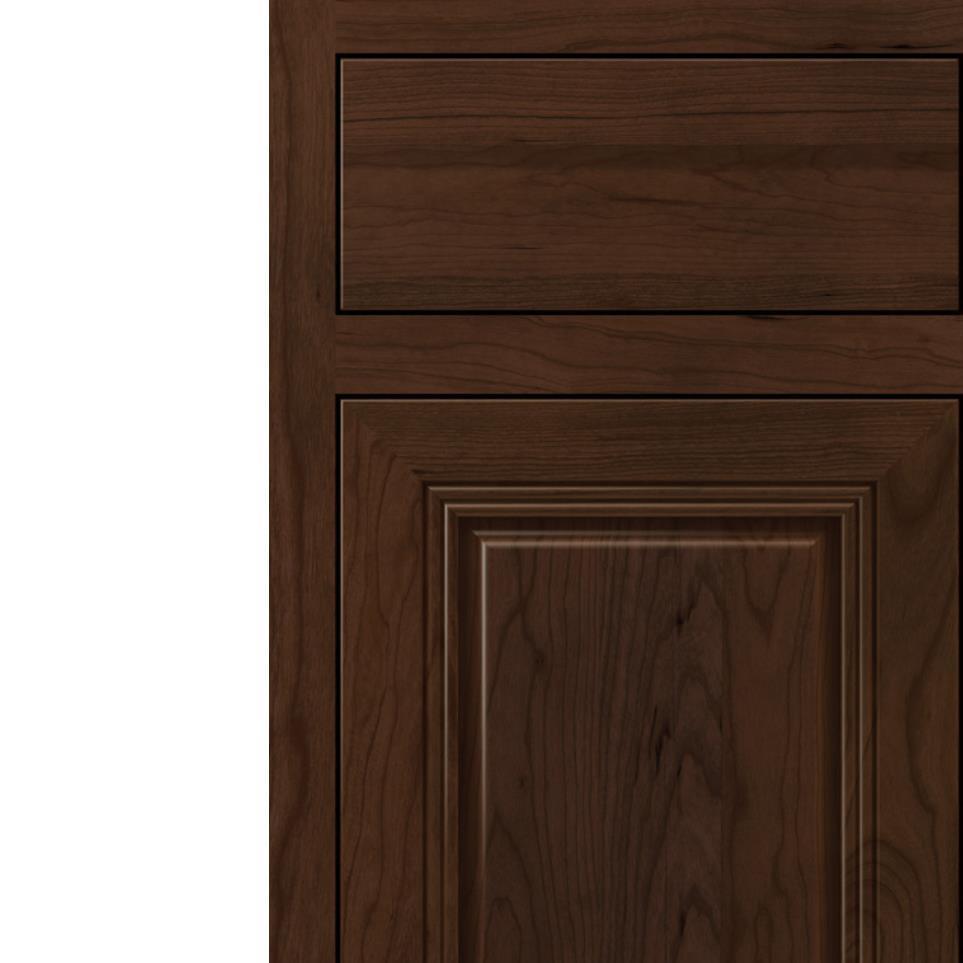 Inset Rodeo Dark Finish Inset Cabinets