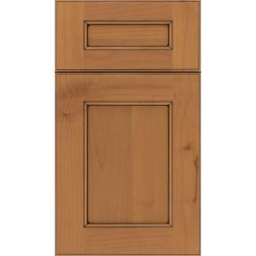 Square Ginger Black Glaze Glaze - Stain Square Cabinets