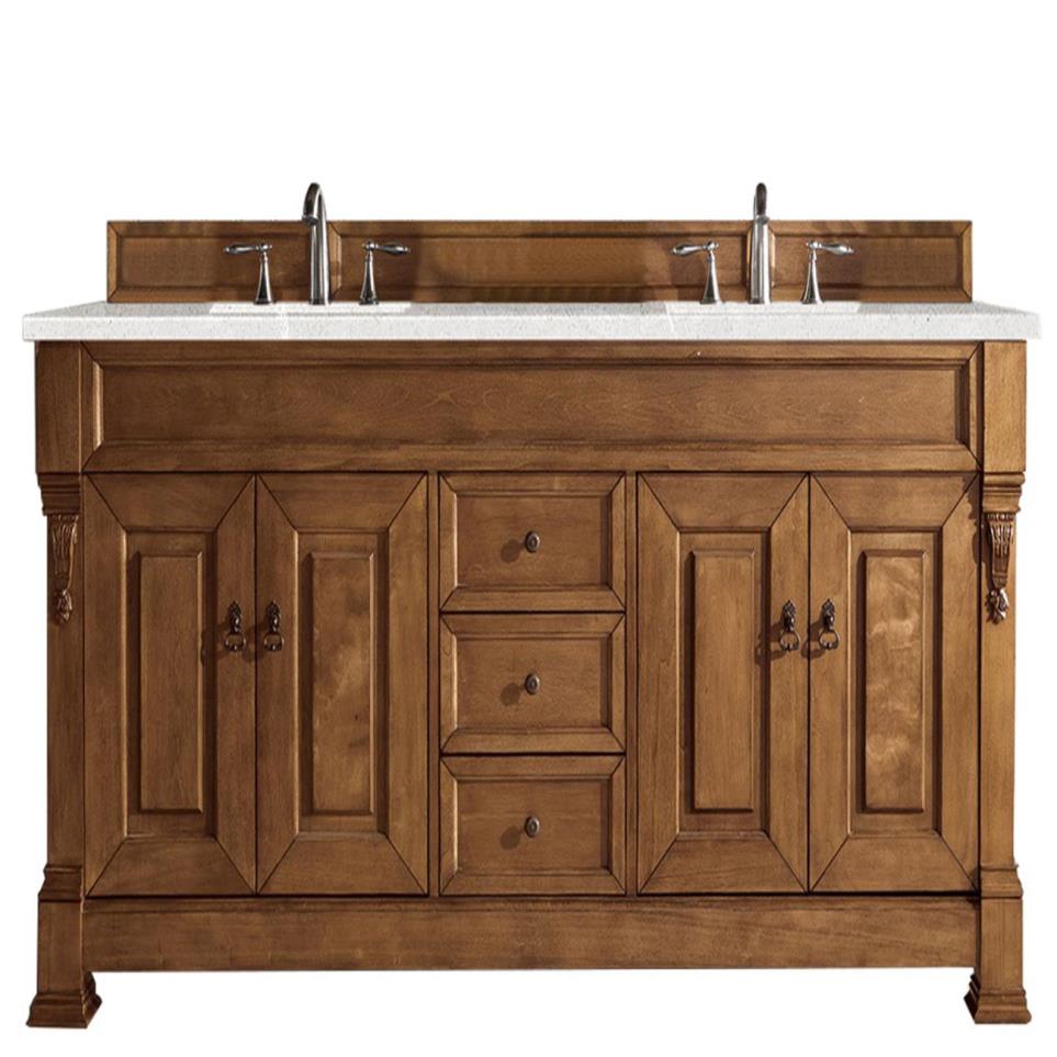 Base with Sink Top Country Oak Medium Finish Vanities