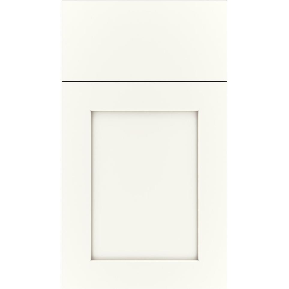 Square Satin White Paint - White Square Cabinets