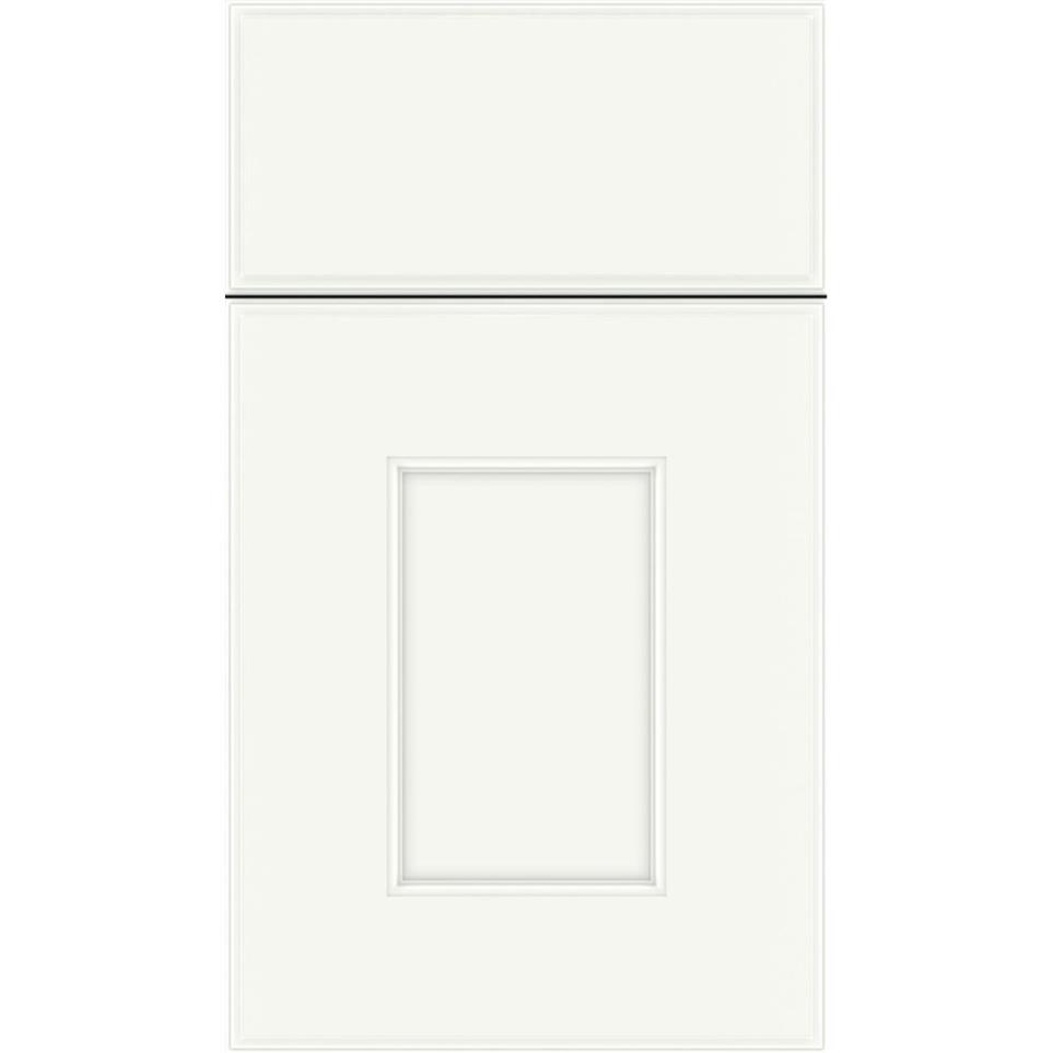 Square Alabaster Paint - White Square Cabinets