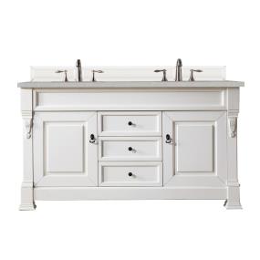 Base with Sink Top Bright White White Vanities