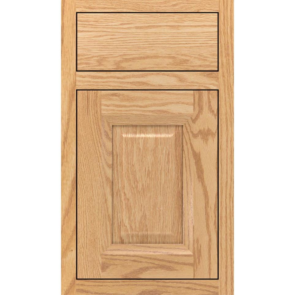 Square Natural Light Finish Square Cabinets