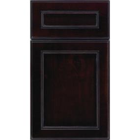 Square Espresso Black Glaze Glaze - Stain Square Cabinets