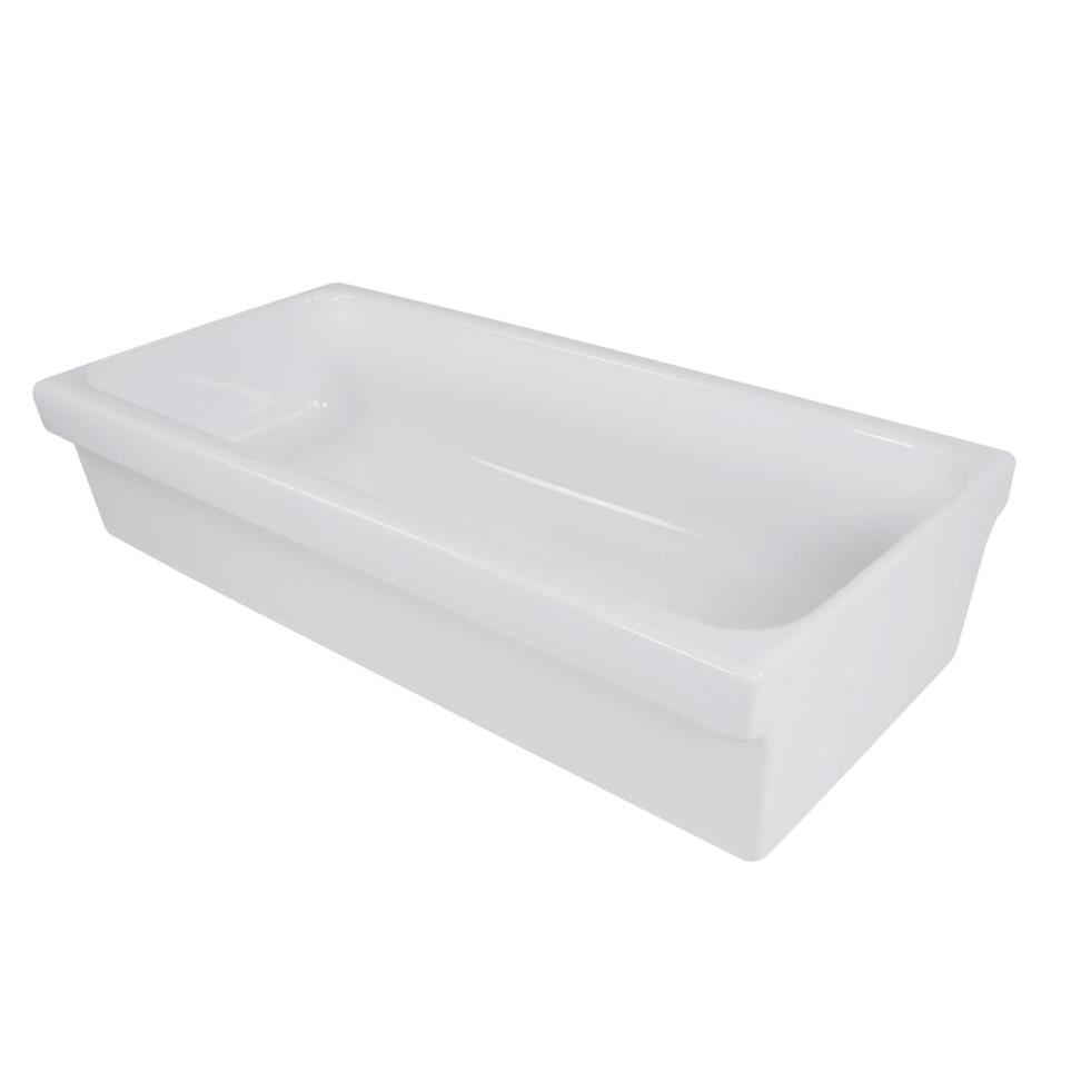 Bath White  Bathroom Sinks
