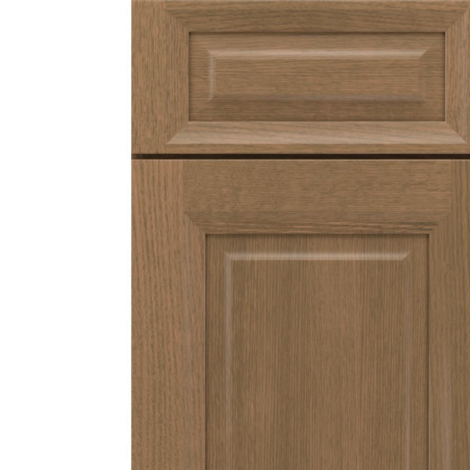 5 Piece Buckskin Medium Finish 5 Piece Cabinets