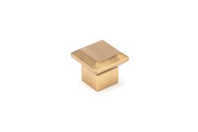 Knob Aurum Brushed Gold Brass / Gold Knobs