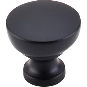 Knob Flat Black Black Knobs
