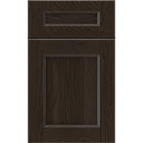 5 Piece Thatch Dark Finish 5 Piece Cabinets